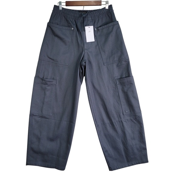 Nike Cargo Utility Pants Men's S Small Dark Grey Oversized BaggyHJ0643 060 NEW